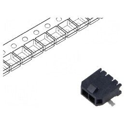 Conector cablu-placă soclu tată Micro-Fit 3.0 3mm PIN 2 5A | Electronic-mag.ro | Componente Electronice