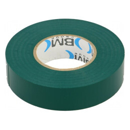 Bandă electroizolantă verde 19mm x 25m - 0,15mm, 0÷90°C | Electronic-mag.ro | Componente Electronice