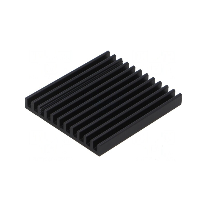 Radiator extrudat cu aripioare neagră 50mm x 45mm x 6mm | Electronic-mag.ro | Componente Electronice Radiator extrudat cu aripioare neagră 50mm x 45mm x 6mm | Electronic-mag.ro | Componente Electronice