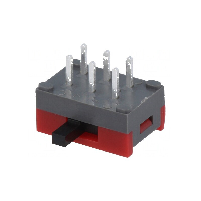 Comutator glisant Poz 2 DPDT 0,1A/30VDC ON-ON lateral | Electronic-mag.ro | Componente Electronice Comutator glisant Poz 2 DPDT 0,1A/30VDC ON-ON lateral | Electronic-mag.ro | Componente Electronice