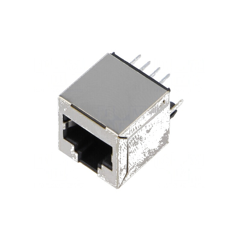 Conector RJ45 soclu PIN 8 Cat 6 ecranat 8p8c THT | Electronic-mag.ro | Componente Electronice Conector RJ45 soclu PIN 8 Cat 6 ecranat 8p8c THT | Electronic-mag.ro | Componente Electronice