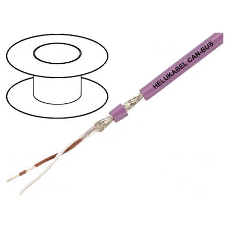 Cablu CAN bus 1x2x0,22mm2 Cu PVC violet 30V | Electronic-mag.ro | Componente Electronice