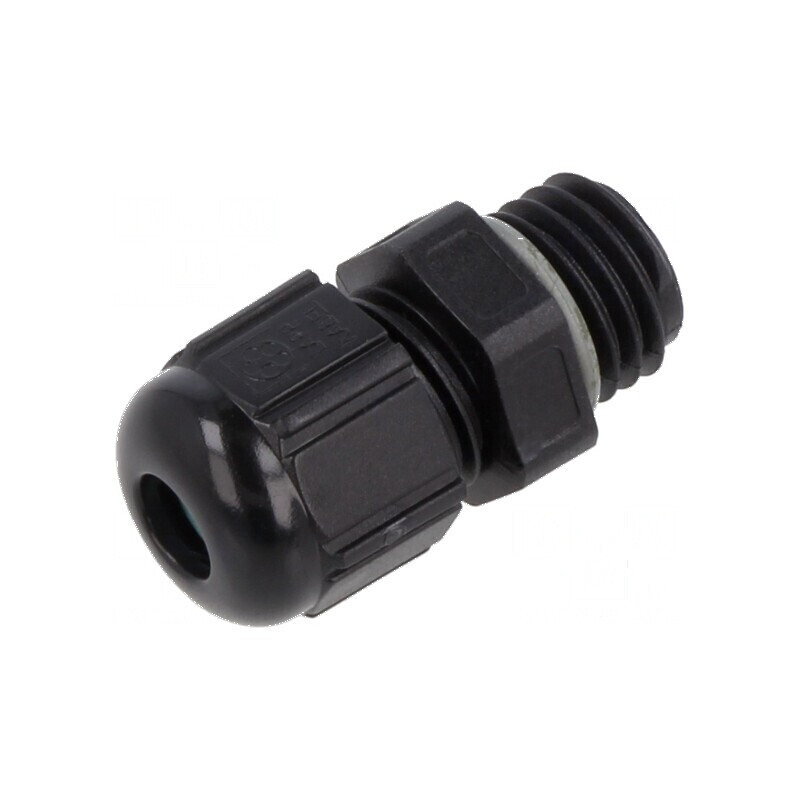 Garnitură etanșare M12 1,5 IP68 poliamidă neagră | Electronic-mag.ro | Componente Electronice