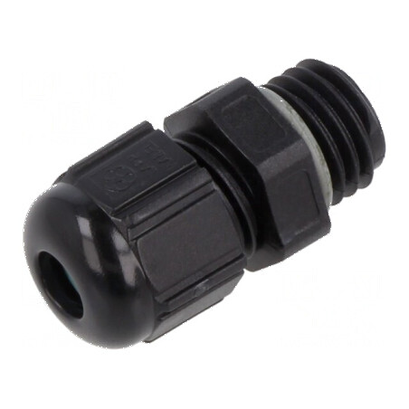 Garnitură etanșare M12 1,5 IP68 poliamidă neagră | Electronic-mag.ro | Componente Electronice
