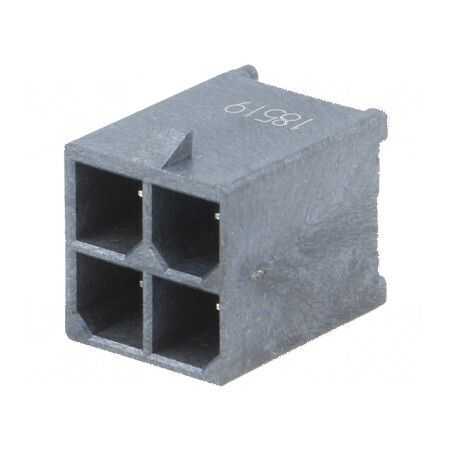 Conector cablu-placă soclu tată Mega-Fit 5,7mm 4 PIN UL94V-0 | Electronic-mag.ro | Componente Electronice