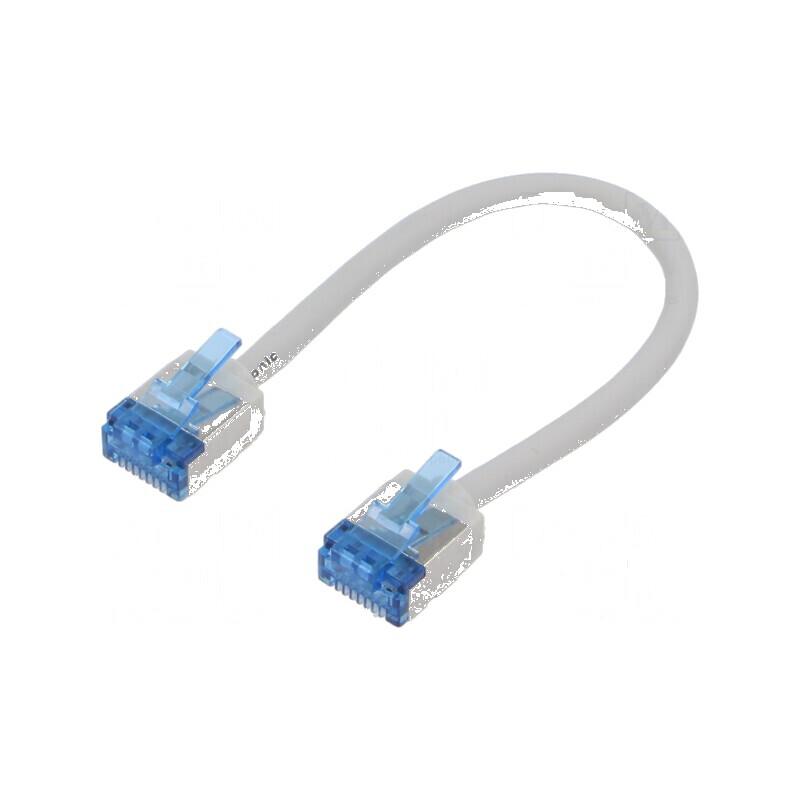 Cablaj U/FTP 6a LSZH gri 0,15m 32AWG | Electronic-mag.ro | Componente Electronice