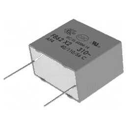 Condensator polipropilenă X2 F862 3,3uF 31,5x29x19mm ±10% | Electronic-mag.ro | Componente Electronice