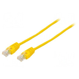 Cablu patch U/UTP 5e litat CCA PVC galben 5m 26AWG | Electronic-mag.ro | Componente Electronice