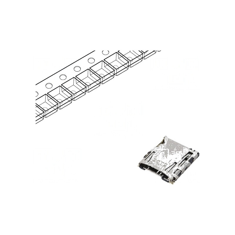 Conector microSD push-push pentru montare pe placa superioară | Electronic-mag.ro | Componente Electronice Conector microSD push-push pentru montare pe placa superioară | Electronic-mag.ro | Componente Electronice