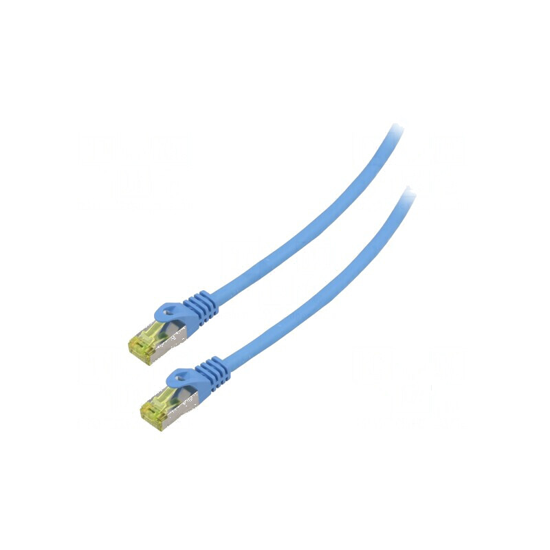 Patch cord S/FTP 6a 1,5m LSZH albastru 27AWG | Electronic-mag.ro | Componente Electronice Patch cord S/FTP 6a 1,5m LSZH albastru 27AWG | Electronic-mag.ro | Componente Electronice