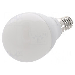 Lampă LED E14 7W 806lm 4000K 180° 230VAC | Electronic-mag.ro | Componente Electronice