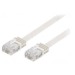 Cabluri patch U/UTP 6 litat Cu PVC alb 2m 32AWG | Electronic-mag.ro | Componente Electronice