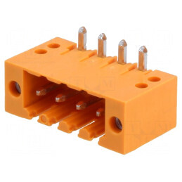 Regletă de conexiuni deconectabilă 3,5mm cu 4 socluri tată | Electronic-mag.ro | Componente Electronice