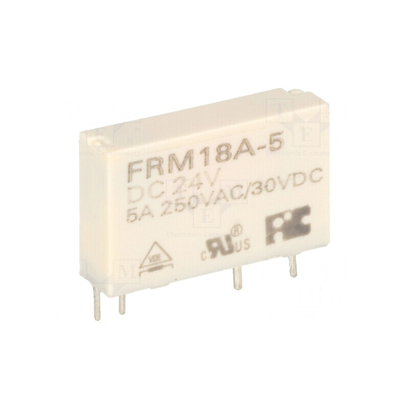 Releu electromagnetic SPST-NO 24VDC 5A | Electronic-mag.ro | Componente Electronice