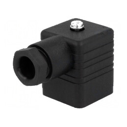 Conector cu valvă mufa A 18mm mamă PIN 4 unghi 90° | Electronic-mag.ro | Componente Electronice