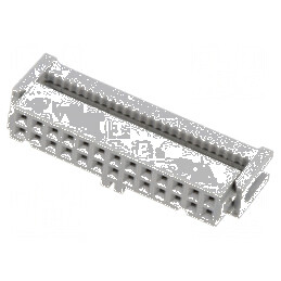 Conector IDC mufă mamă 26 PIN 1,27mm 2,5A pentru cablu-bandă | Electronic-mag.ro | Componente Electronice