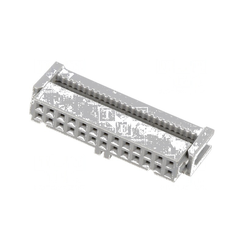 Conector IDC mufă mamă 26 PIN 1,27mm 2,5A pentru cablu-bandă | Electronic-mag.ro | Componente Electronice