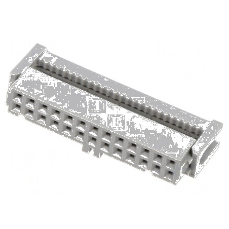 Conector IDC mufă mamă 26 PIN 1,27mm 2,5A pentru cablu-bandă | Electronic-mag.ro | Componente Electronice