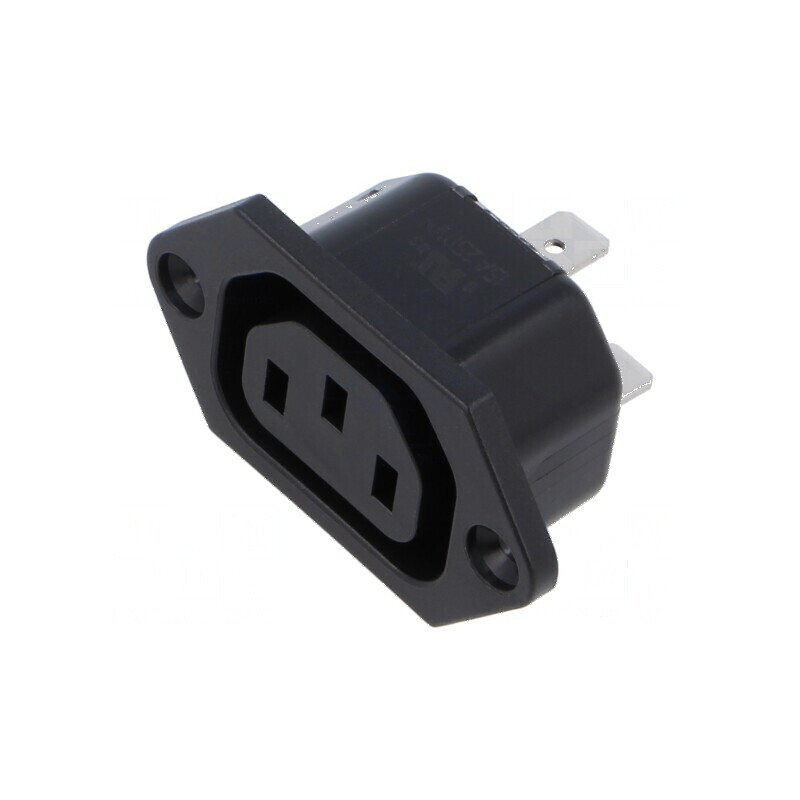 Conector alimentare AC soclu mamă 10A 250VAC IEC 60320 IP30 | Electronic-mag.ro | Componente Electronice Conector alimentare AC soclu mamă 10A 250VAC IEC 60320 IP30 | Electronic-mag.ro | Componente Electronice