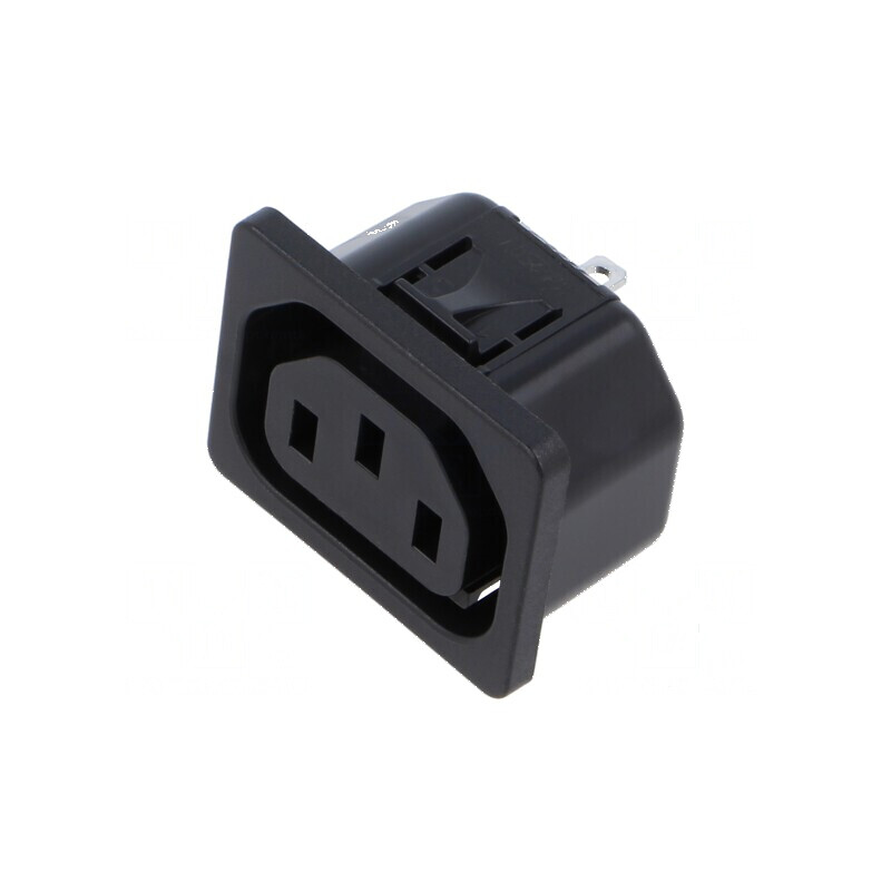 Conector alimentare AC soclu mamă 10A 250VAC IEC 60320 IP30 | Electronic-mag.ro | Componente Electronice Conector alimentare AC soclu mamă 10A 250VAC IEC 60320 IP30 | Electronic-mag.ro | Componente Electronice