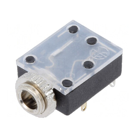 Conector Jack 3,5mm Soclu Mamă Stereo cu Întrerupător Dublu | Electronic-mag.ro | Componente Electronice