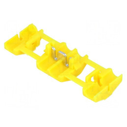 Conector rapid ELECTRO-TAP IDC 4-6mm² cablu galben | Electronic-mag.ro | Componente Electronice