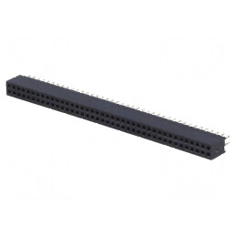Conector şiruri pini soclu mamă 80 PIN 1,27mm THT 2x40 | Electronic-mag.ro | Componente Electronice