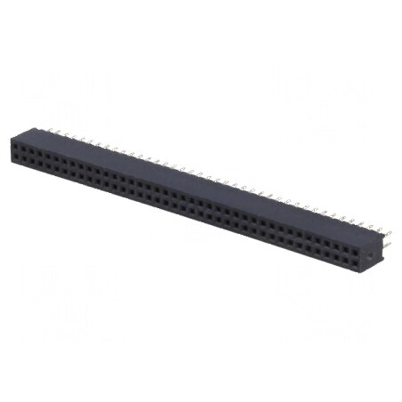 Conector şiruri pini soclu mamă 80 PIN 1,27mm THT 2x40 | Electronic-mag.ro | Componente Electronice