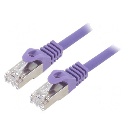 Cablu Patch cord S/FTP 6a LSZH violet 1m 27AWG Cablexpert | Electronic-mag.ro | Componente Electronice
