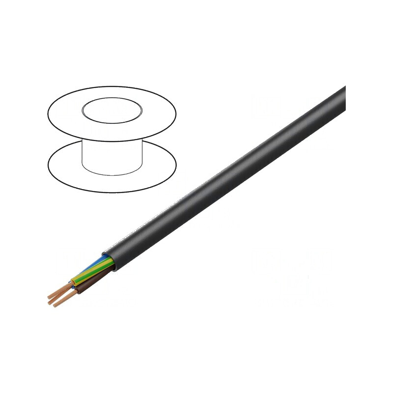 Cablu H05VV-F 3G1,5mm2 cu litat din cupru PVC negru 300V 500V | Electronic-mag.ro | Componente Electronice Cablu H05VV-F 3G1,5mm2 cu litat din cupru PVC negru 300V 500V | Electronic-mag.ro | Componente Electronice