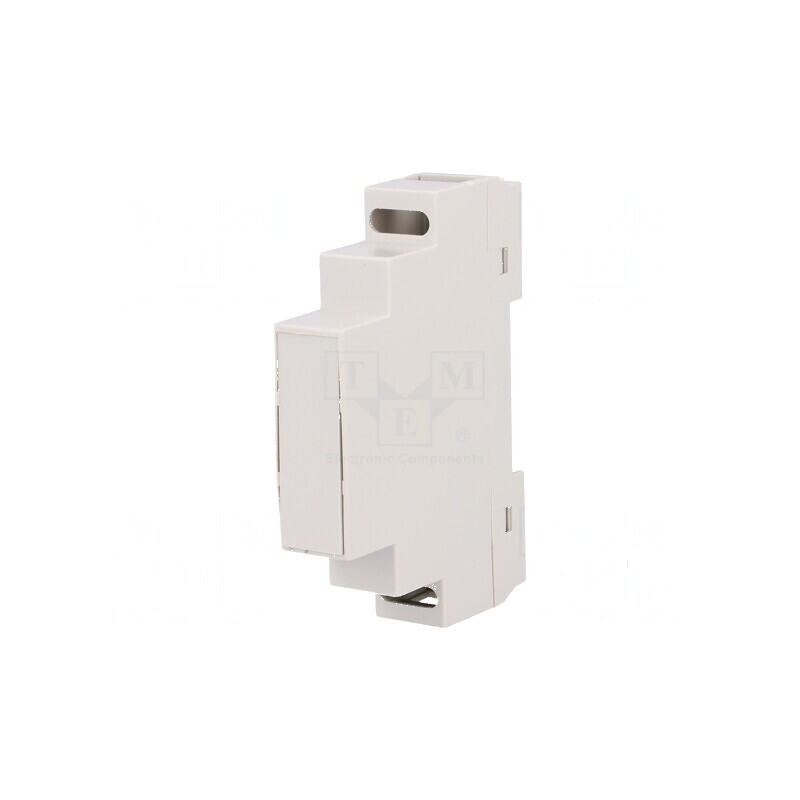 Carcasă pentru şină DIN 90mm x 17mm x 65mm ABS gri UL94V-0 | Electronic-mag.ro | Componente Electronice