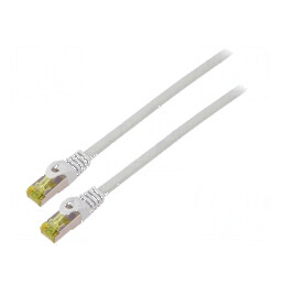 Cablul patch S/FTP 6a LSZH gri 1,5m 27AWG | Electronic-mag.ro | Componente Electronice