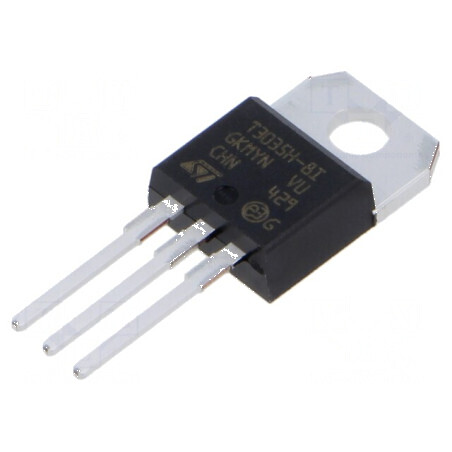 Triac 800V 30A TO220AB - Igt 35mA, Ifsm 283A | Electronic-mag.ro | Componente Electronice