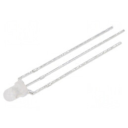 LED 3mm galben/verde 45° convex | Electronic-mag.ro | Componente Electronice