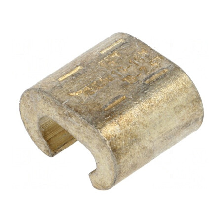 Conector cupru 16mm2 clemă laterală C cositorit 6AWG | Electronic-mag.ro | Componente Electronice