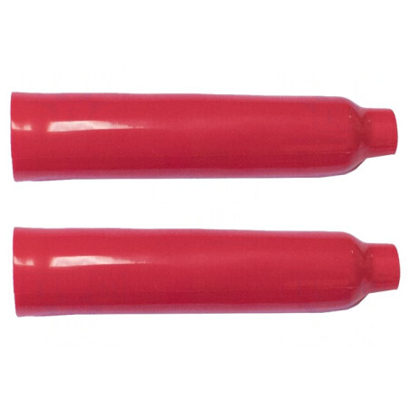 Izolator roșu PVC 107mm, 2 bucăți | Electronic-mag.ro | Componente Electronice