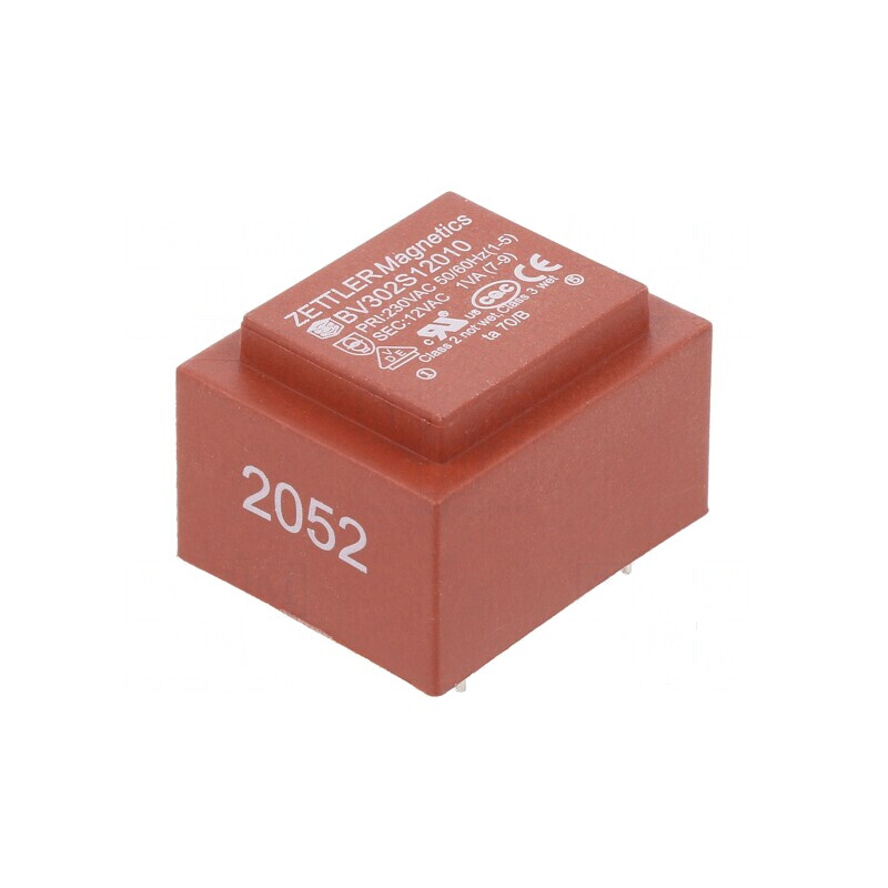 Transformator încapsulat 1VA 230VAC 12V 83mA pentru PCB | Electronic-mag.ro | Componente Electronice Transformator încapsulat 1VA 230VAC 12V 83mA pentru PCB | Electronic-mag.ro | Componente Electronice
