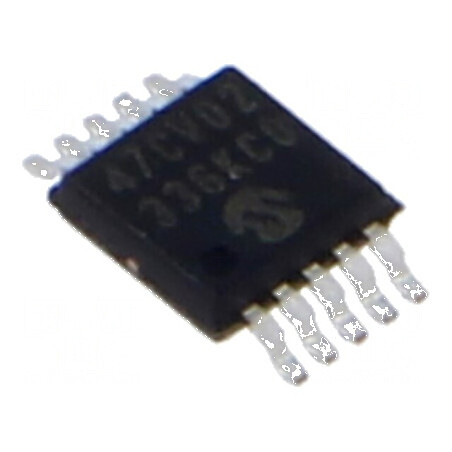 Convertor D/A 8bit 3,4Msps 2 canale 1,8÷5,5V MSOP10 -40÷125°C | Electronic-mag.ro | Componente Electronice