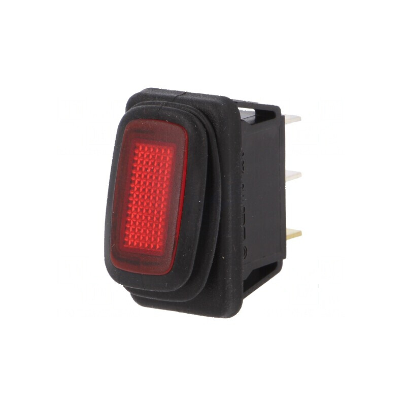 Rocker SPST ON-OFF 16A/250VAC roşu IP65 cu lampa neon | Electronic-mag.ro | Componente Electronice Rocker SPST ON-OFF 16A/250VAC roşu IP65 cu lampa neon | Electronic-mag.ro | Componente Electronice