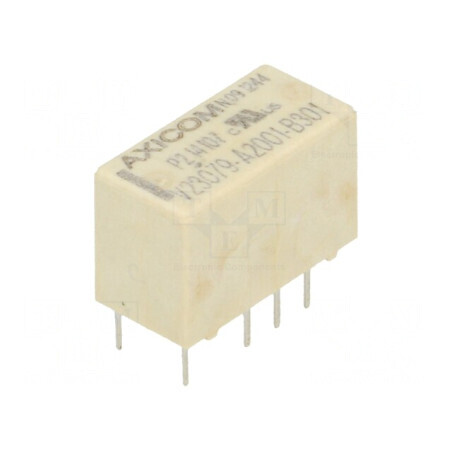 Releu electromagnetic DPDT 5VDC 2A 0,5A/125VAC P2 | Electronic-mag.ro | Componente Electronice