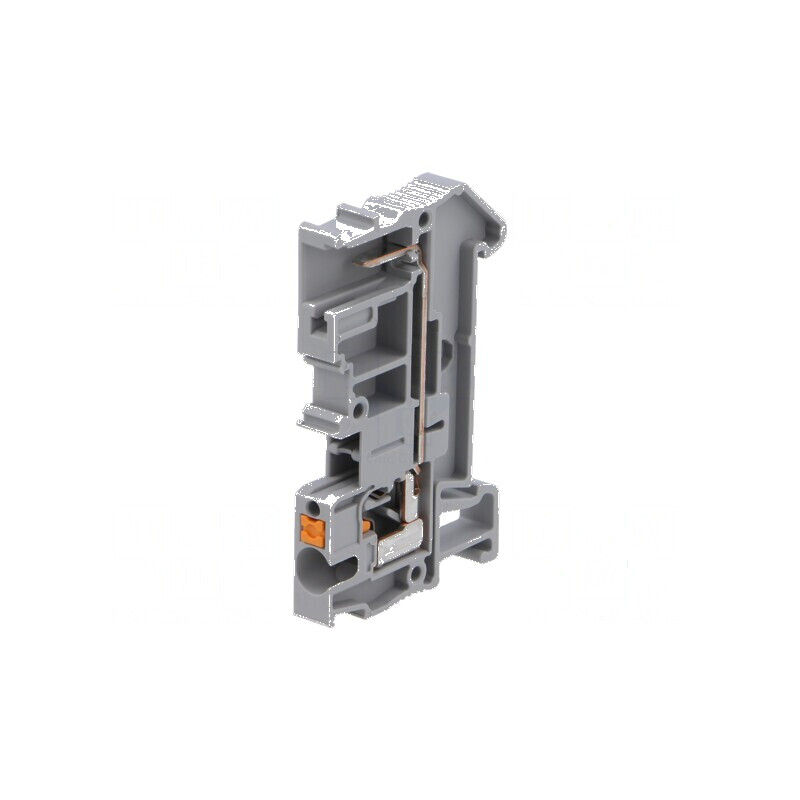 Îmbinare termică pentru șine 0,2÷6mm² 1 pistă 2 borne gri push-in | Electronic-mag.ro | Componente Electronice