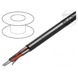 Cablu RS232 1x2x24AWG Ecranat Folie Al-PET LSZH | Electronic-mag.ro | Componente Electronice