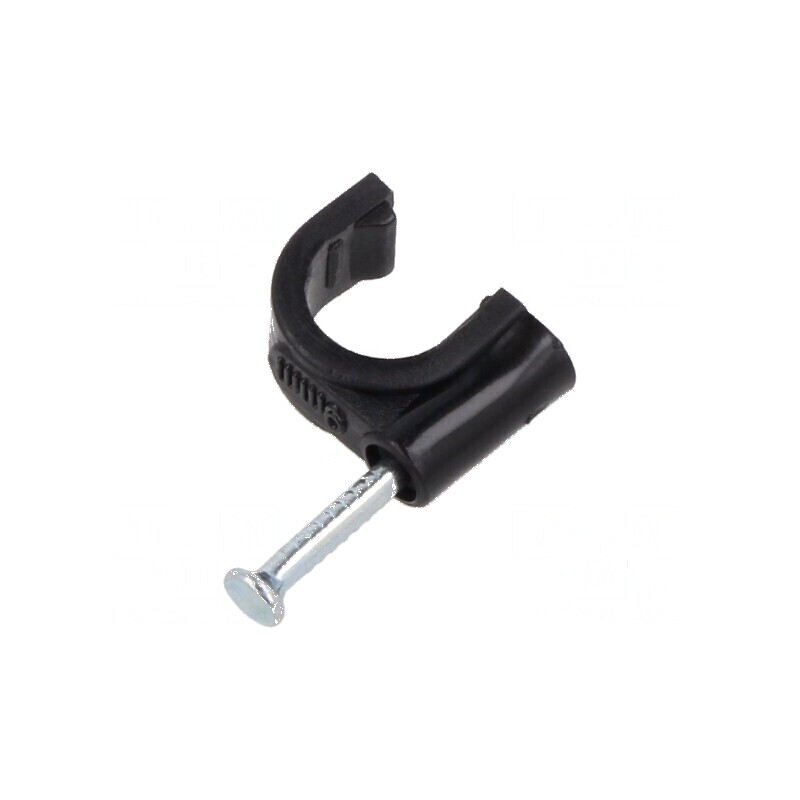 Element de susținere neagră pe cablu rotund, 100 bucăți, cu cui | Electronic-mag.ro | Componente Electronice Element de susținere neagră pe cablu rotund, 100 bucăți, cu cui | Electronic-mag.ro | Componente Electronice