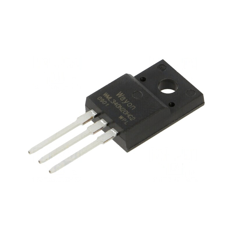 Tranzistor N-MOSFET unipolar TO220FP | Electronic-mag.ro | Componente Electronice