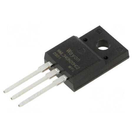 Tranzistor N-MOSFET unipolar TO220FP | Electronic-mag.ro | Componente Electronice