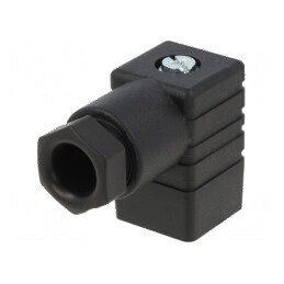 Conector cu valvă 8mm mamă 90° PIN 4 | Electronic-mag.ro | Componente Electronice