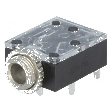 Conector Jack 3,5mm soclu mamă stereo 3 piste THT | Electronic-mag.ro | Componente Electronice