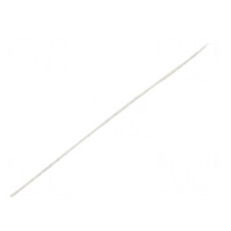 Manșon termocontractabil flexibil 2:1 1,6mm alb | Electronic-mag.ro | Componente Electronice