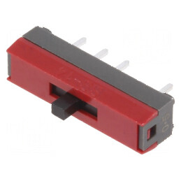 Comutator glisant Poz 3 SP3T 0,1A/30VDC ON-ON-ON vertical | Electronic-mag.ro | Componente Electronice
