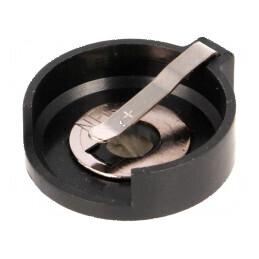 Soclu CR2430 DL2430 2 Baterii Orizontale THT 8,9mm H 24mm Ø | Electronic-mag.ro | Componente Electronice